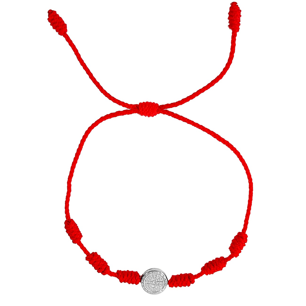 Pulsera Para Pareja San Benito En Plata Protecciòn + Estuche