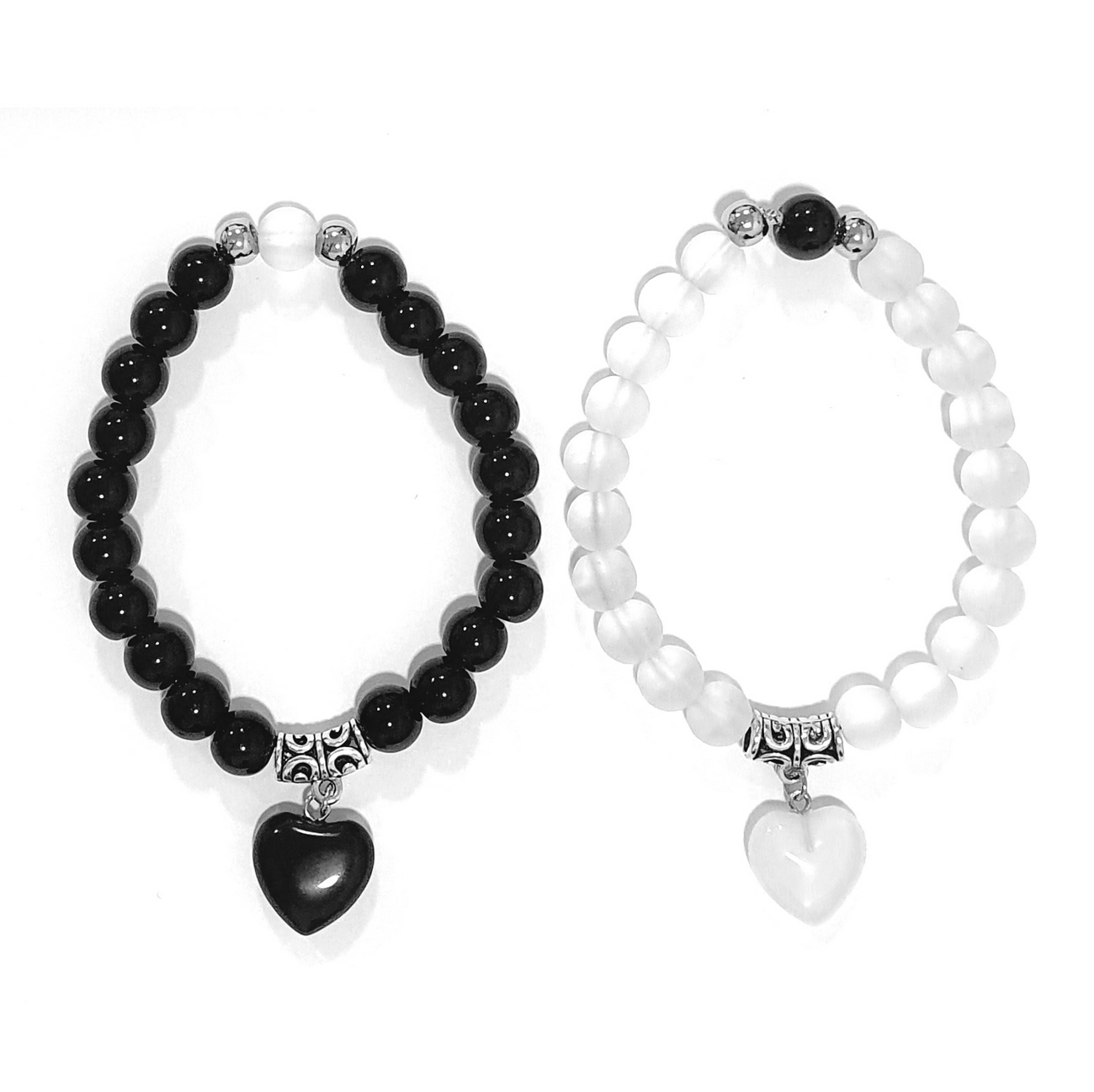 Pulsera Para Pareja Corazon Cuarzo + Estuche Dayoshop