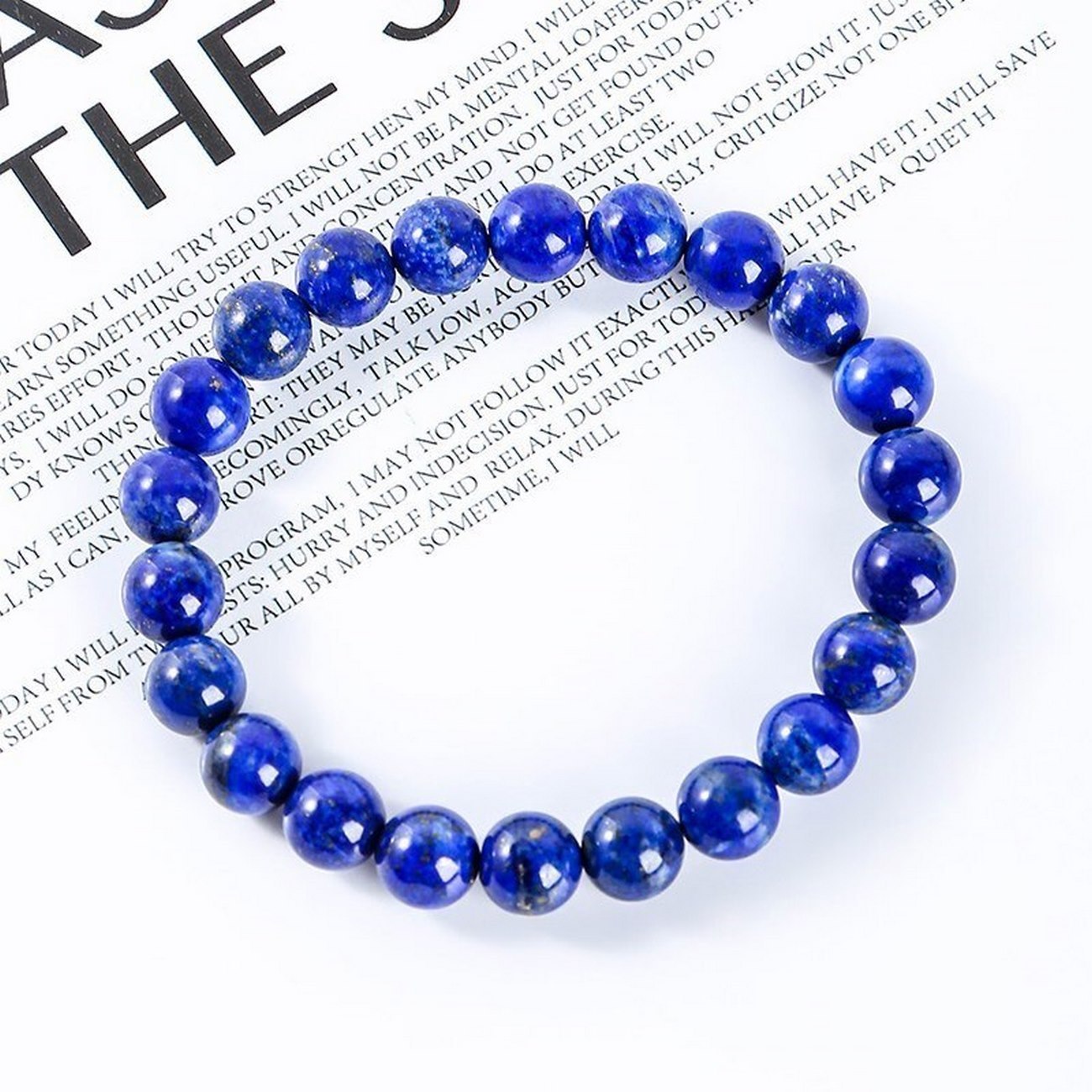 Pulsera Cuarzo Lapislazuli + Estuche Gamushop