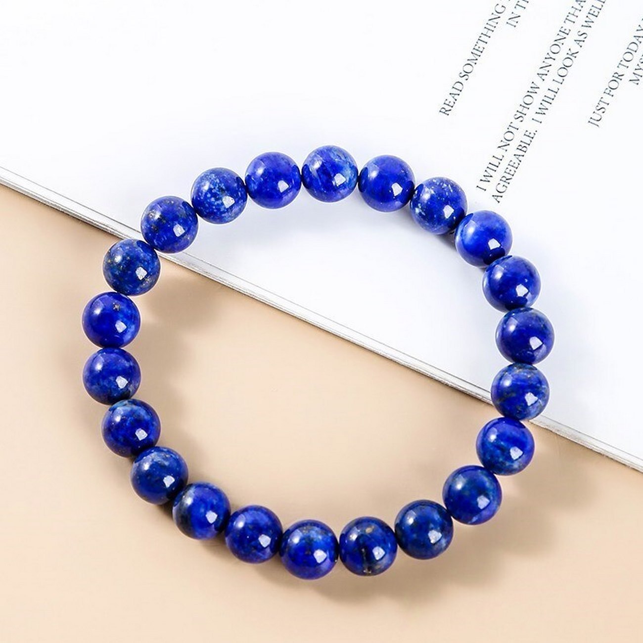 Pulsera Cuarzo Lapislazuli + Estuche Gamushop