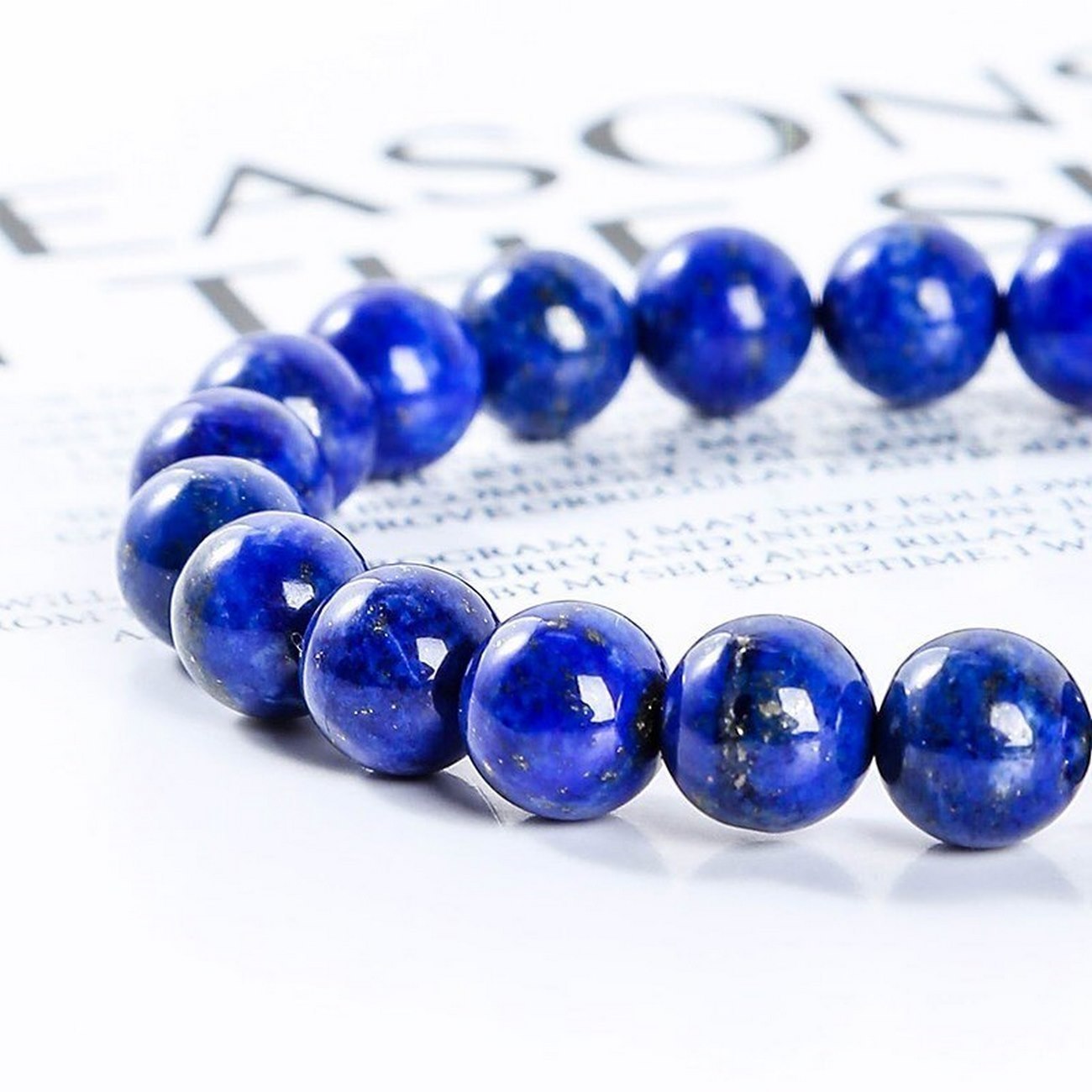 Pulsera Cuarzo Lapislazuli + Estuche Gamushop