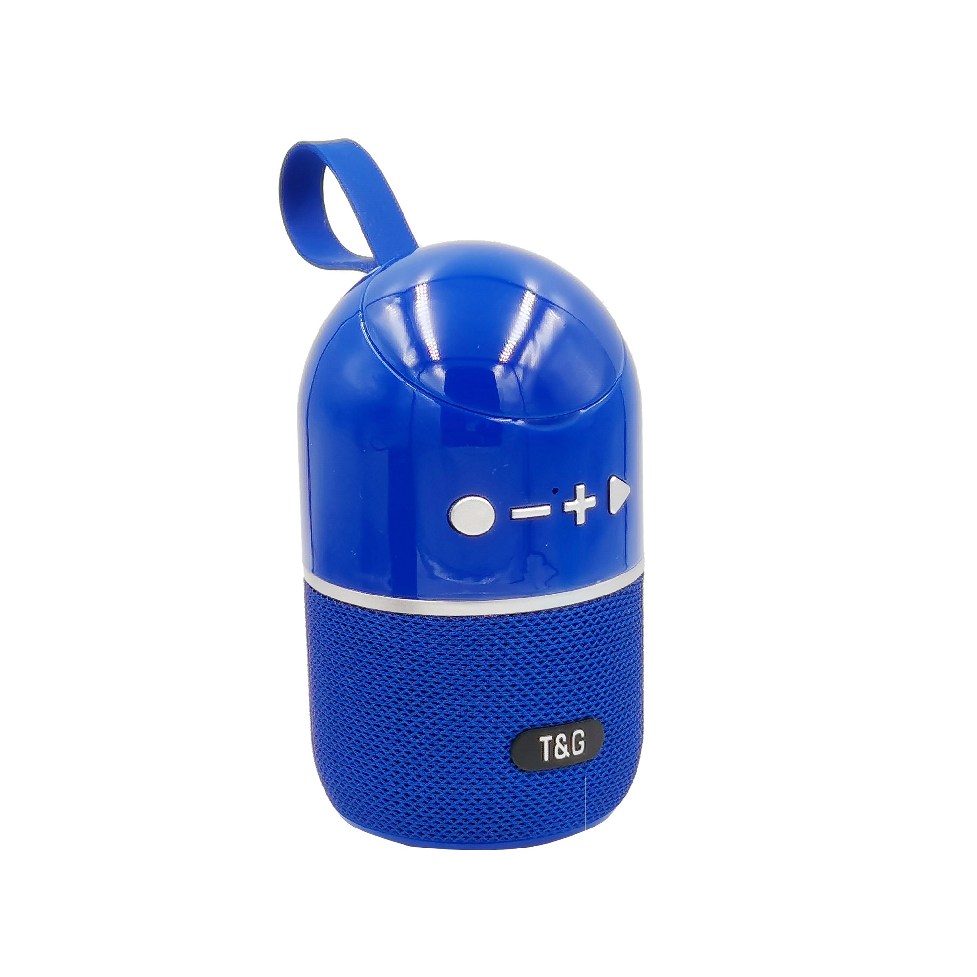 Kit Audifonos Inalambricos Con Parlante Bluetooth Multifuncional Azul