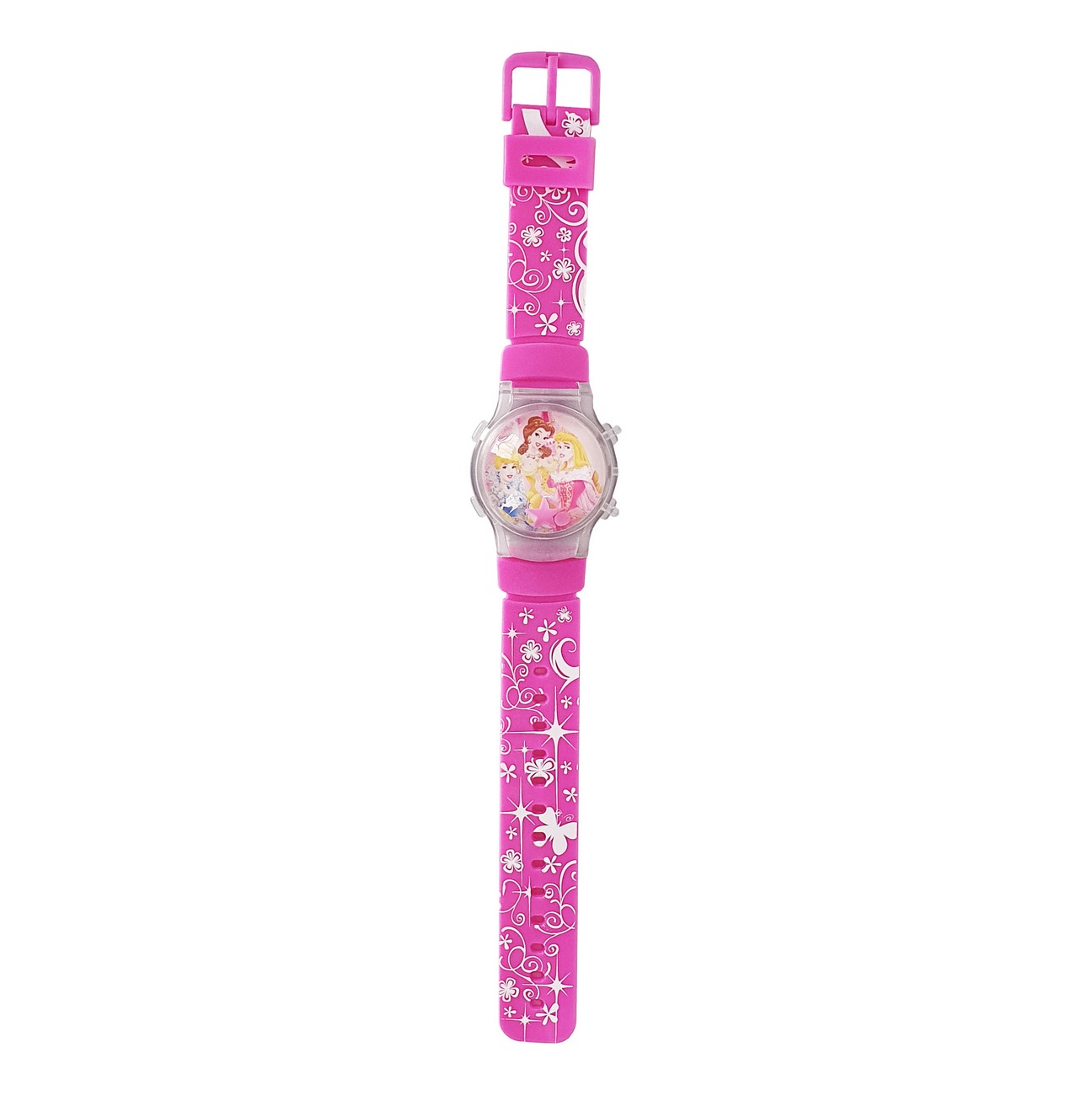 Reloj Niñas Digital Luces Tapa Infantil Princesa