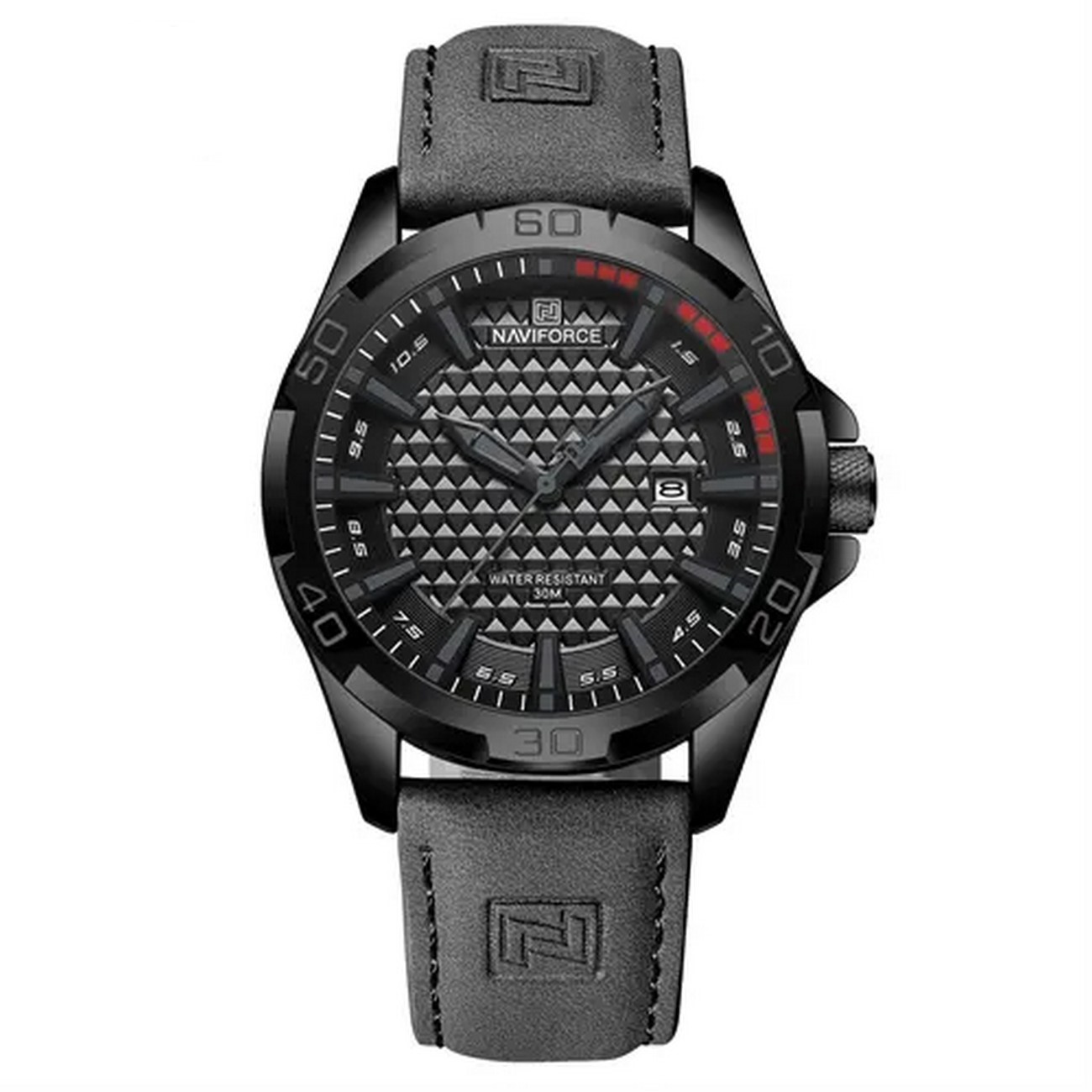 Reloj Naviforce Original Nf 8023 Gris + Estuche