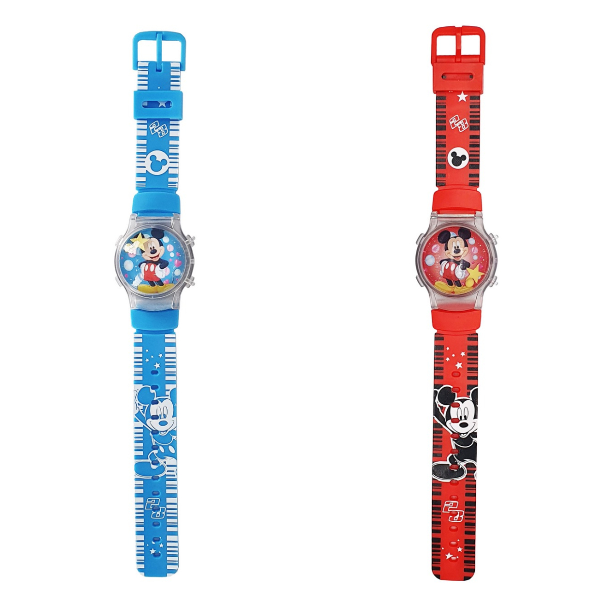 Reloj Niños Digital Luces Tapa Infantil Mickey Mouse 3d