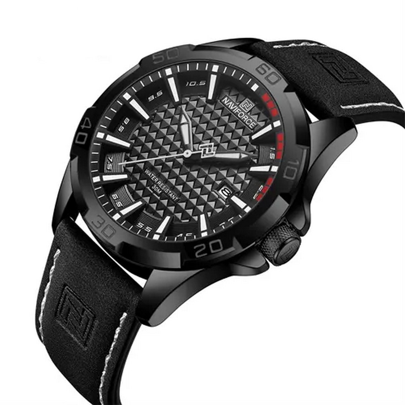 Reloj Naviforce Original Nf 8023 Negro + Estuche