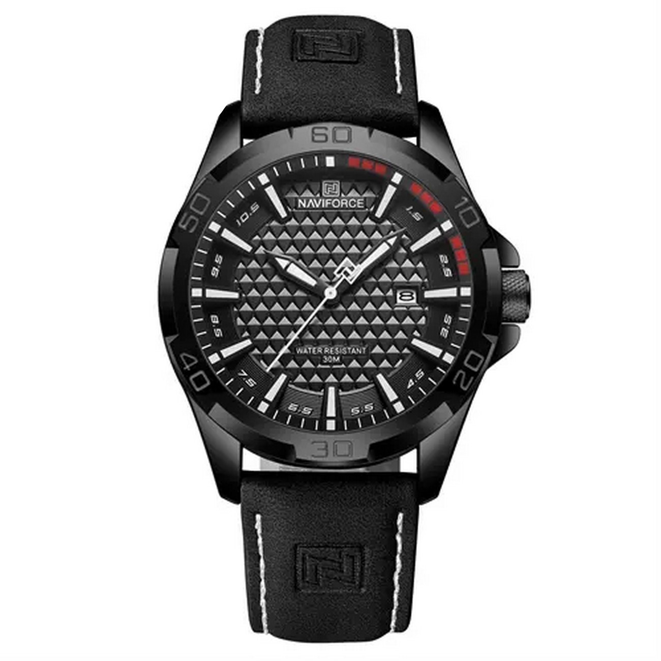 Reloj Naviforce Original Nf 8023 Negro + Estuche