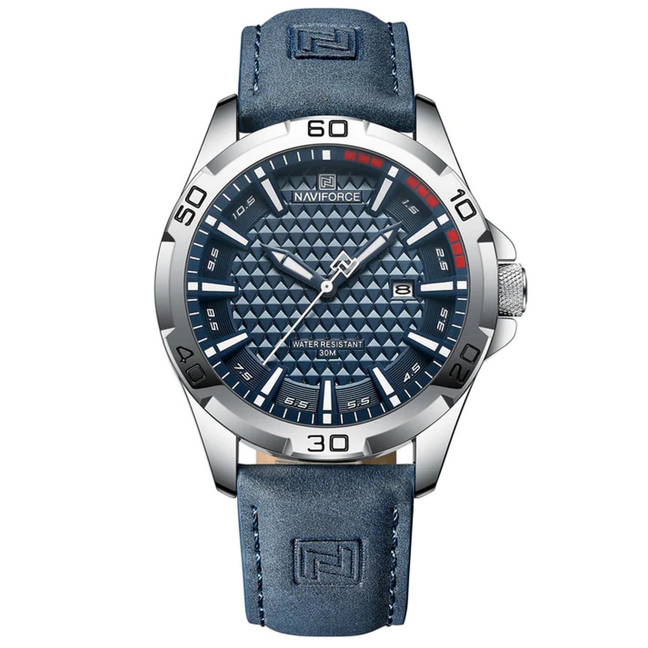 Reloj Naviforce Original Nf 8023 Azul + Estuche