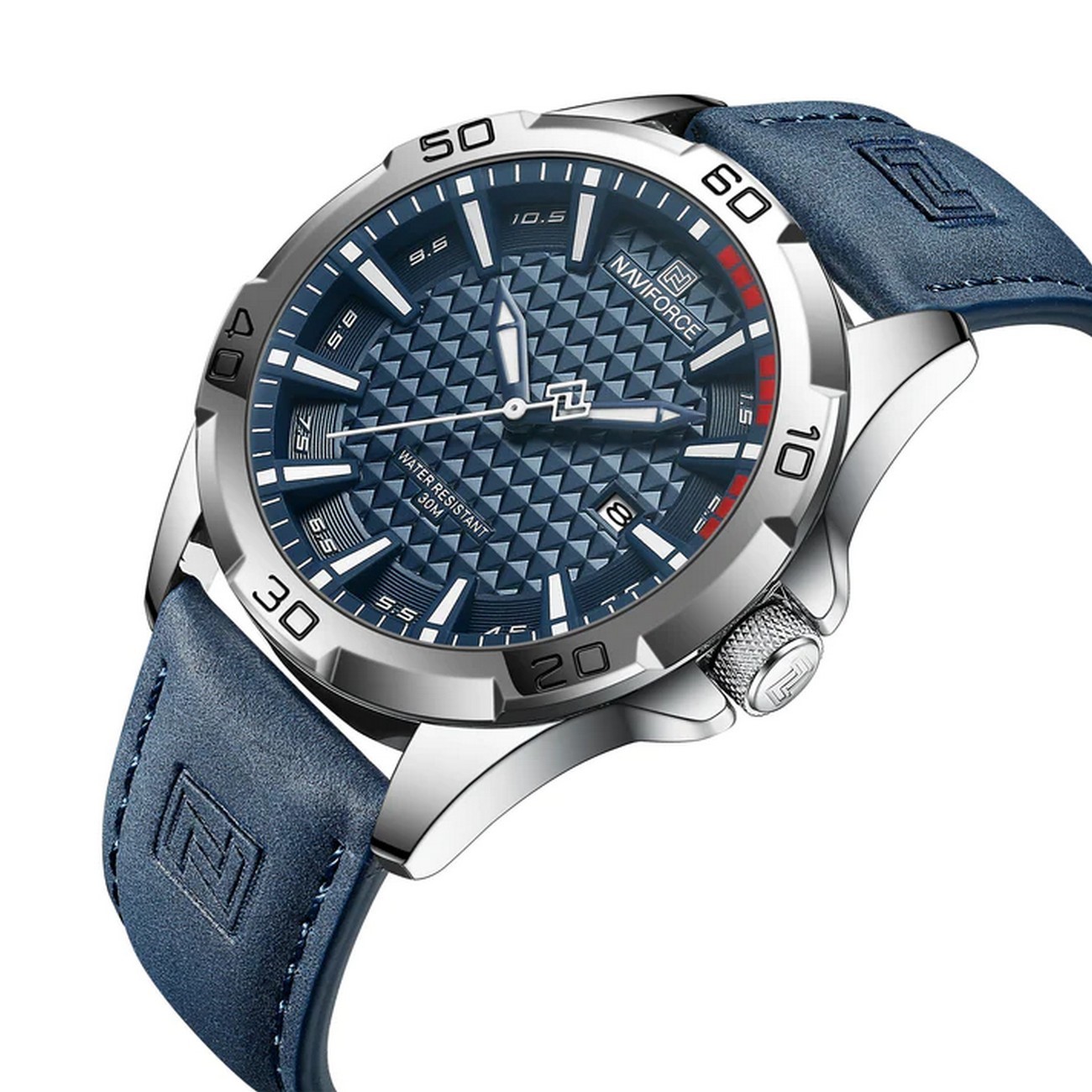 Reloj Naviforce Original Nf 8023 Azul + Estuche