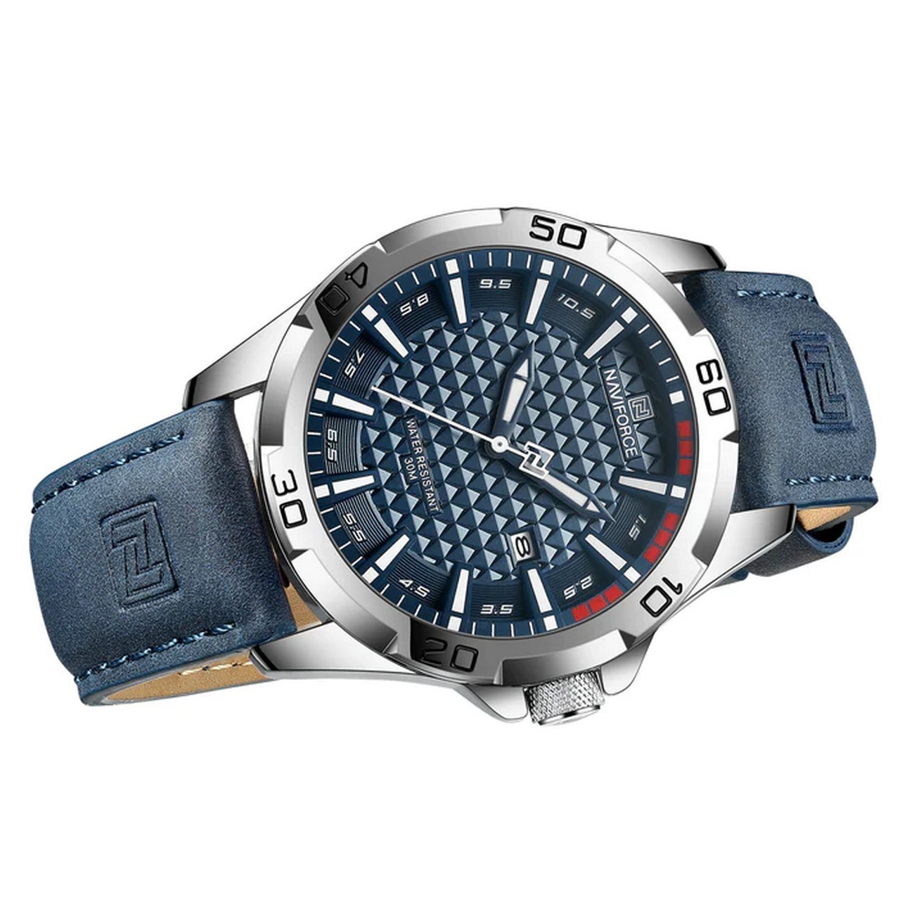 Reloj Naviforce Original Nf 8023 Azul + Estuche