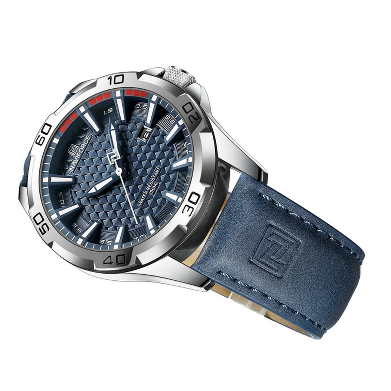 Reloj Naviforce Original Nf 8023 Azul + Estuche