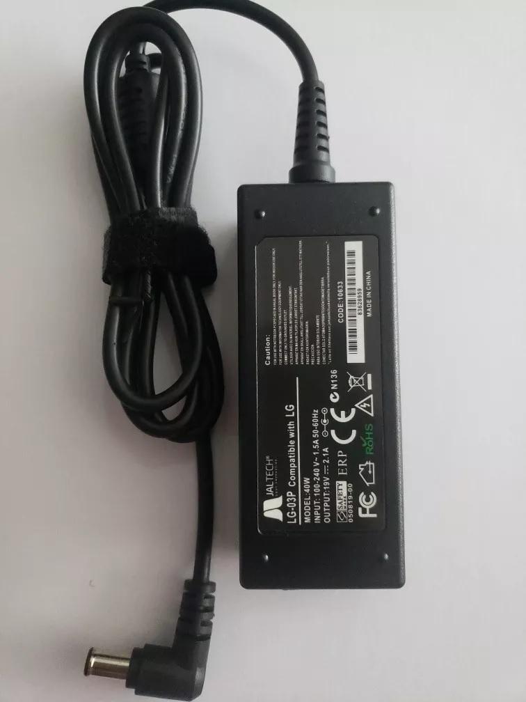 Cargador Portatil-televisor LG 19 V 2.1 A