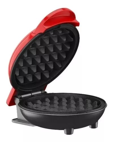  Mini Waflera Redonda Antiadherente Eléctrica Pancakes Gofrera 350w