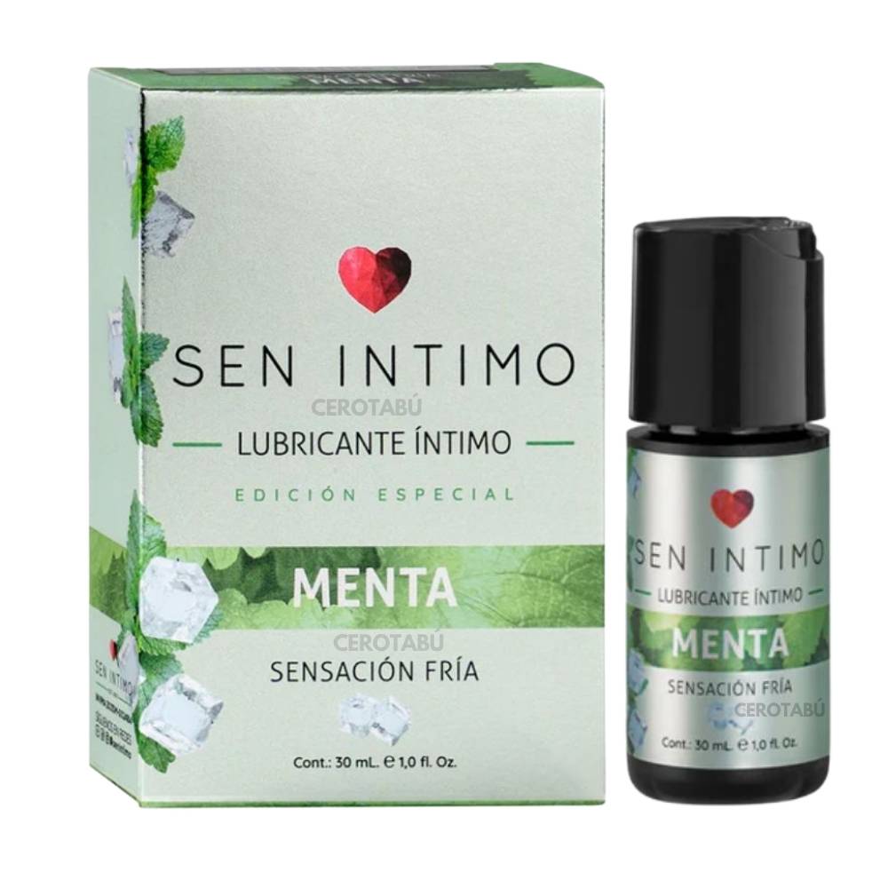 Lubricante Efecto Frio Sen Intimo Sabor Menta x30 Ml