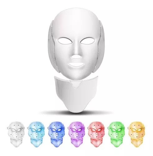 Máscara Fototerapia Facial + Cuello 7 Colores