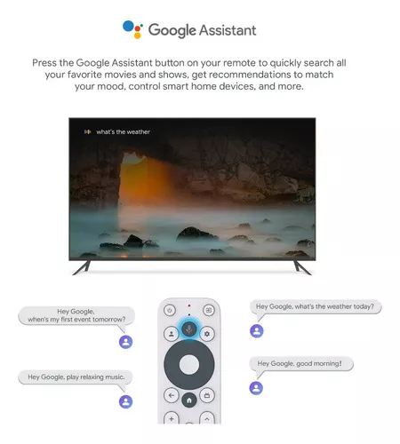 Onn Uhd Streaming 4k Google Tv 2023 Tipo De Control Remoto Control De Voz