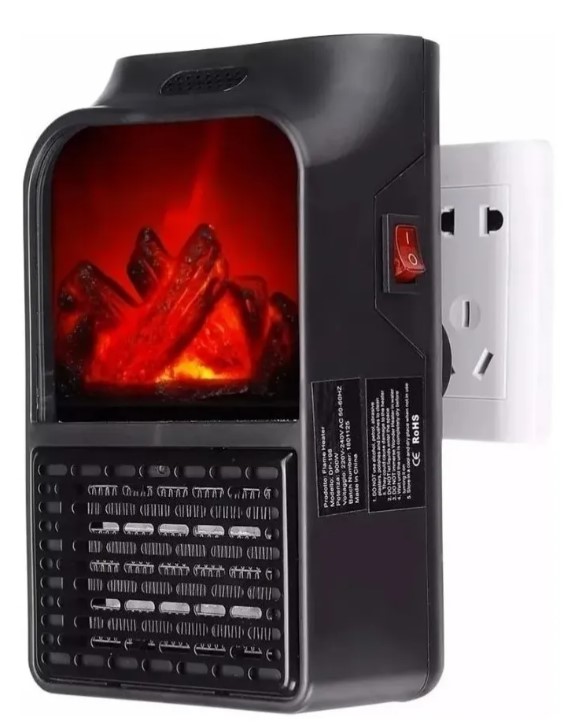 Calentador Portatil De Ambiente Tipo Chimenea Handy Heater
