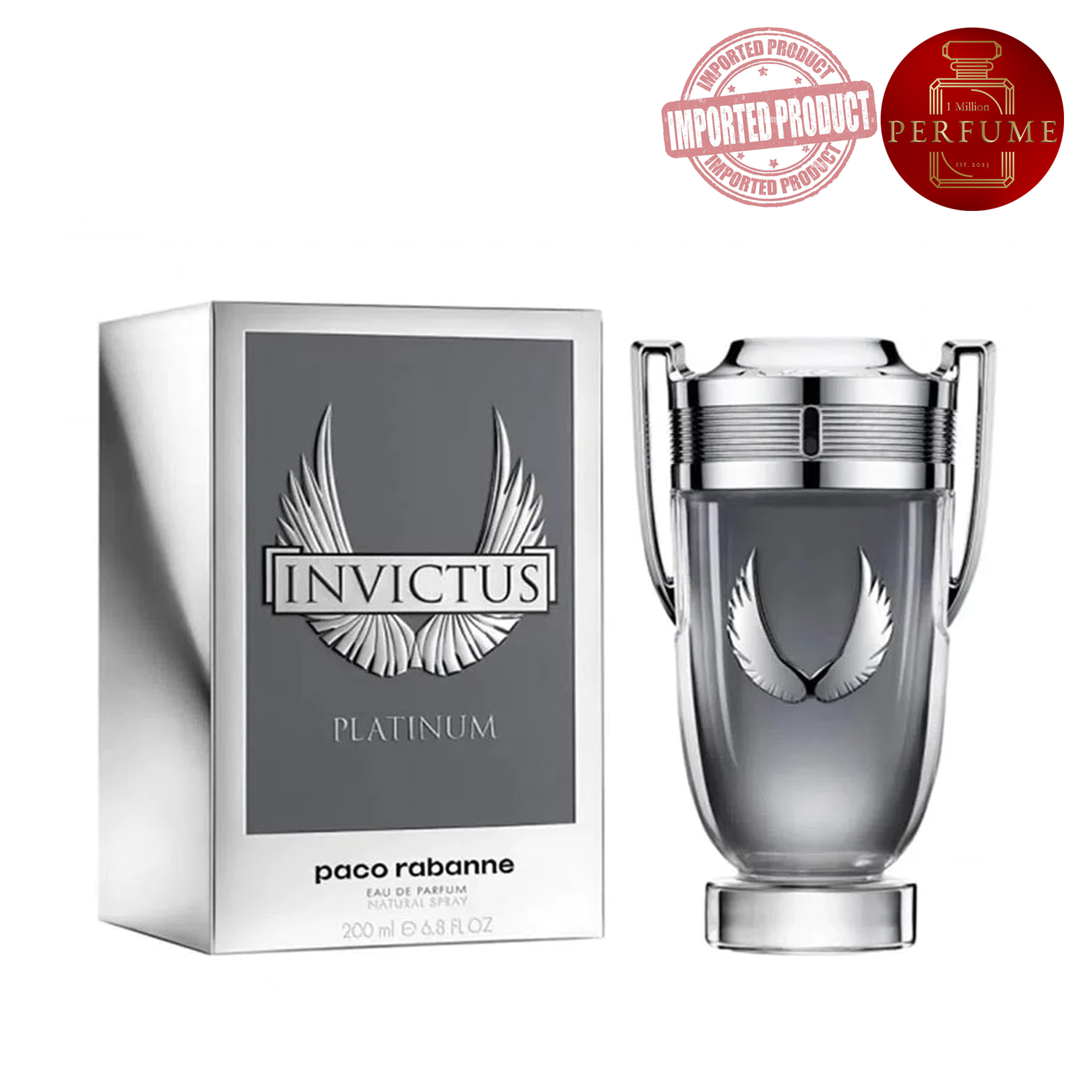 Invictus Platinum Paco Rabanne (Replica Con Fragancia Importada)- Hombre