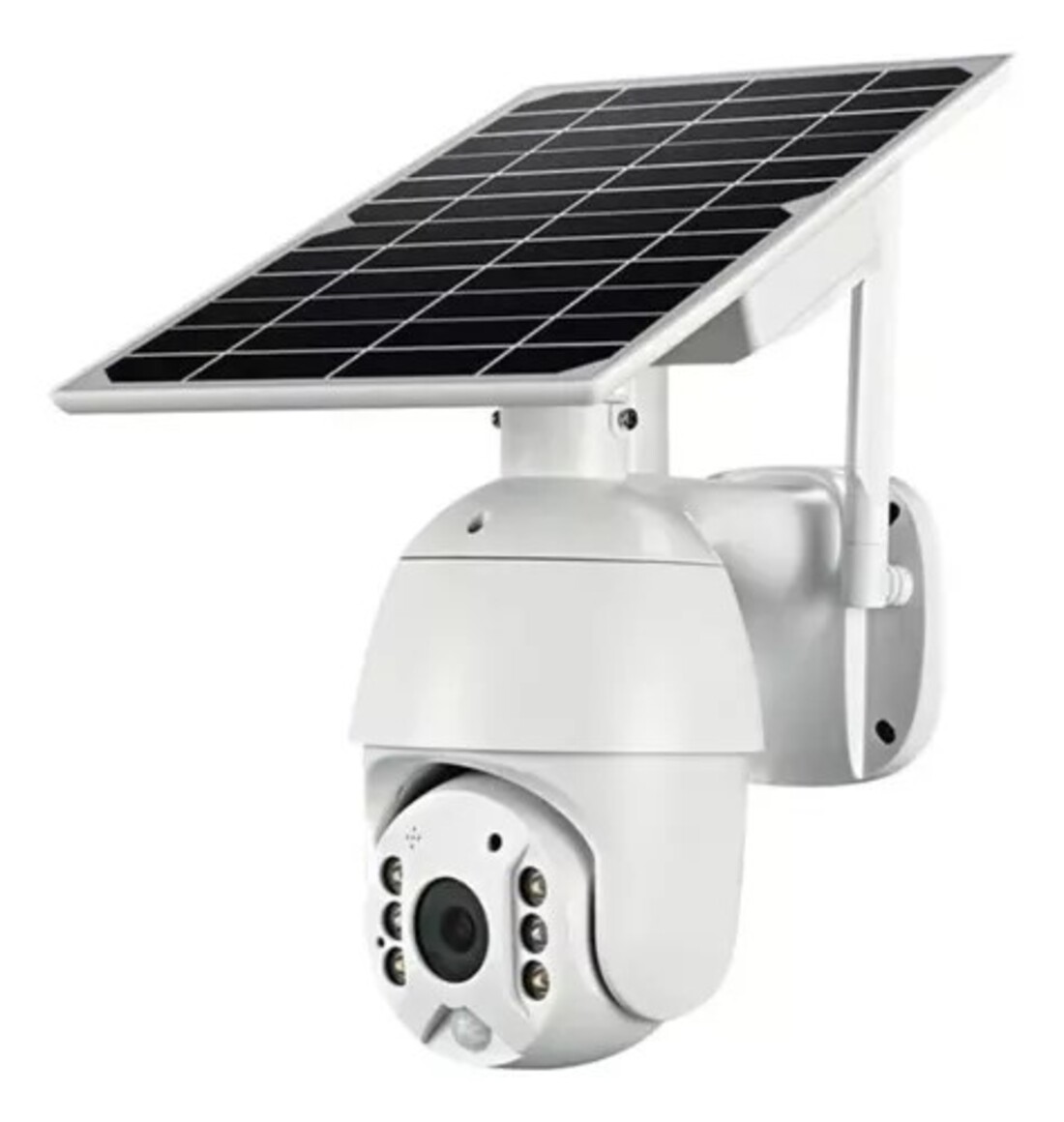 Camara De Seguridad Ip Robotica Exterior Wifi Panel Solar