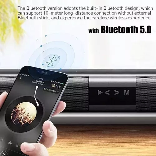 Barra De Sonido Bluetooth Smart Tv Sd Radio Usb Recargable