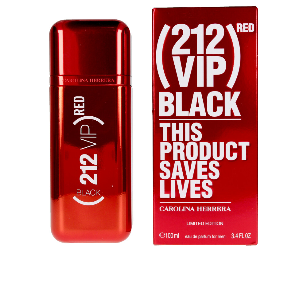 212 Vip Black Red Carolina Herrera Hombre