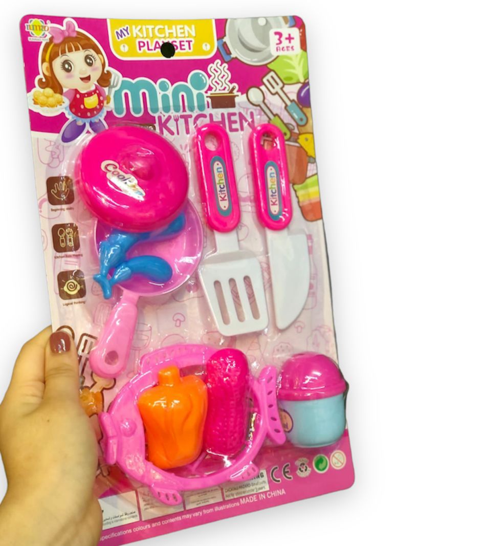 Kit de cocina de juguete para niñas pequeño