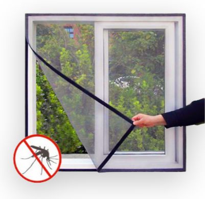 Malla magnetica antimosquitos para ventanas