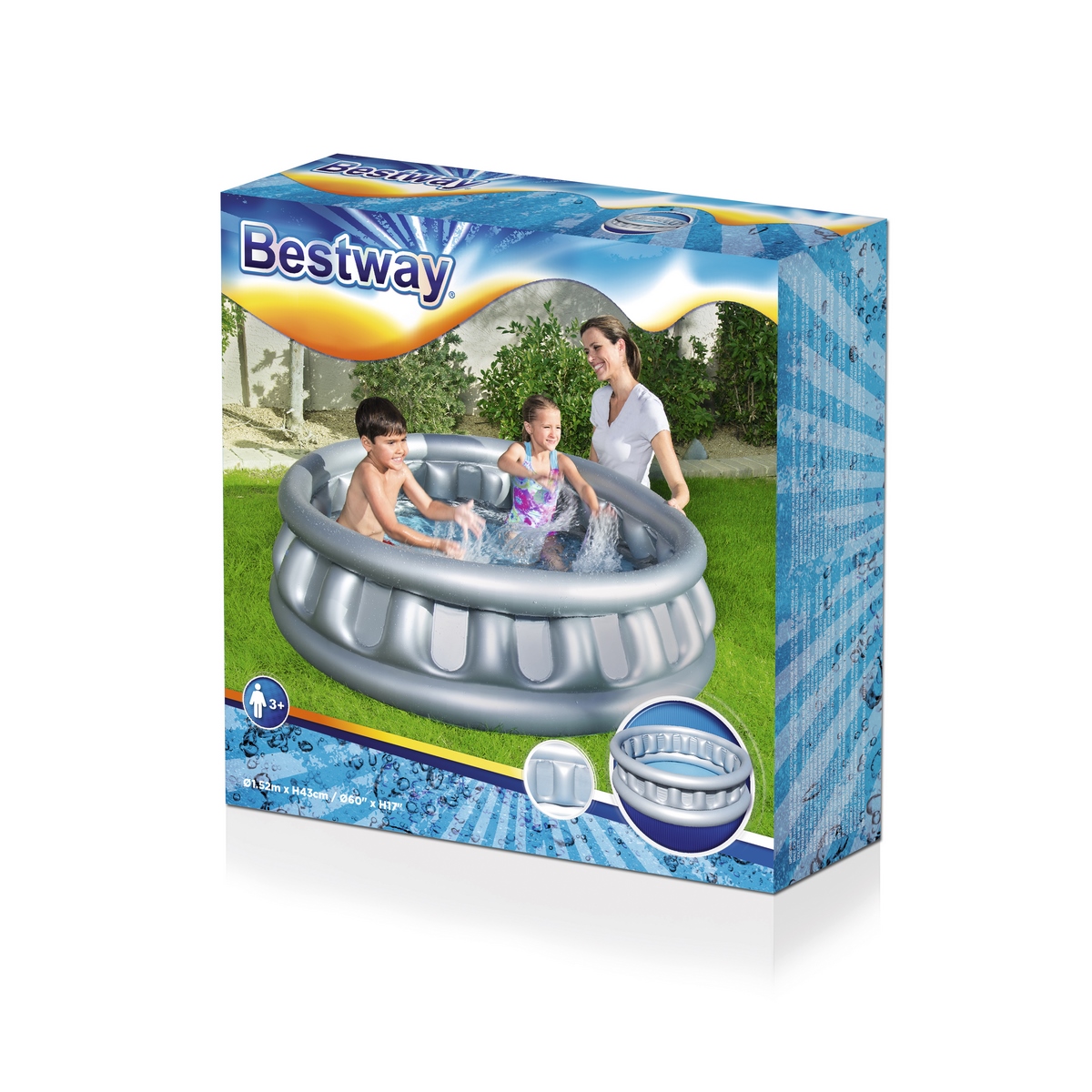 Piscina Inflable Redonda Bestway Space Ship 51080 512l