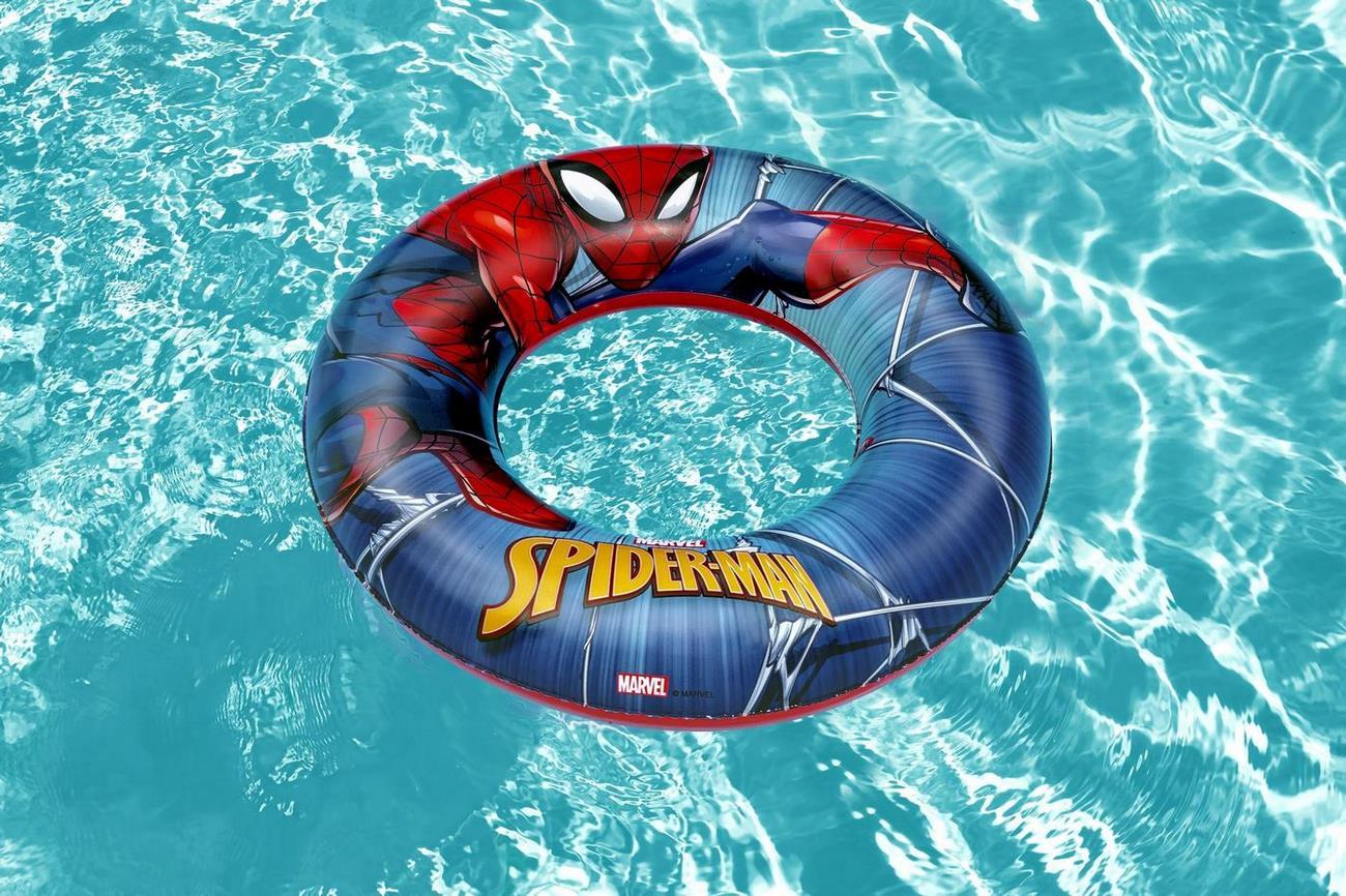 Flotador Piscina Aro Bestway Spiderman Hombre Araña 98003