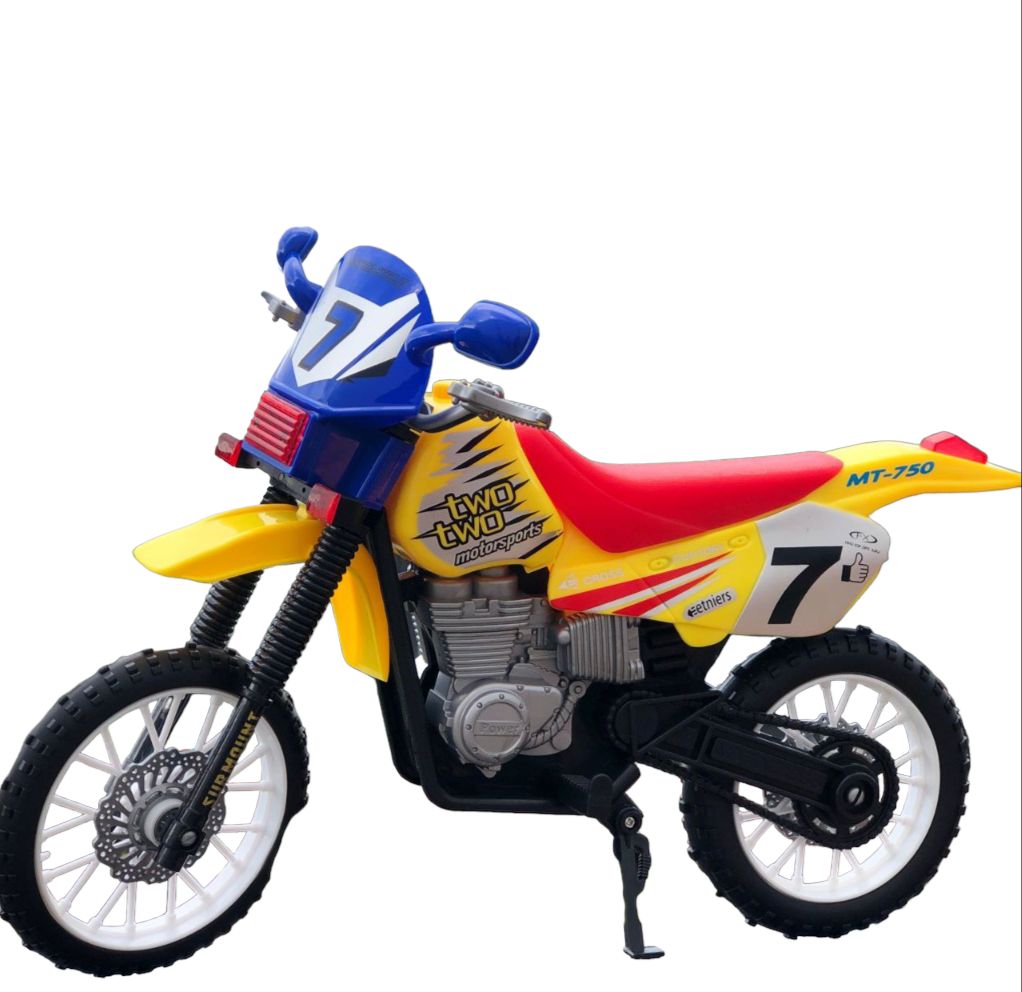 Moto DT de juguete para niños 32cm ancho x 22cm alto