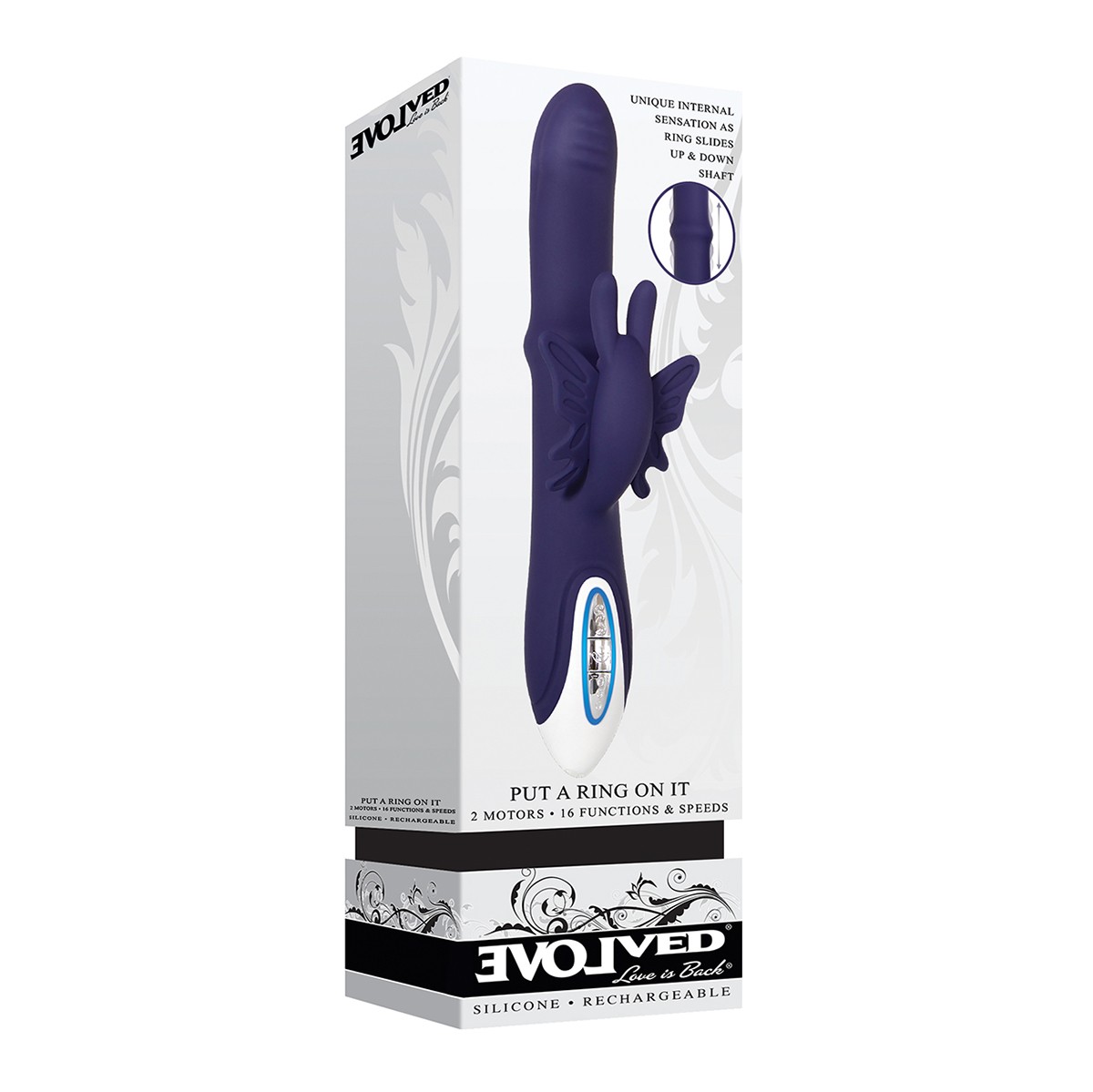 Vibrador Con Anillo Masajeador EVOLVED