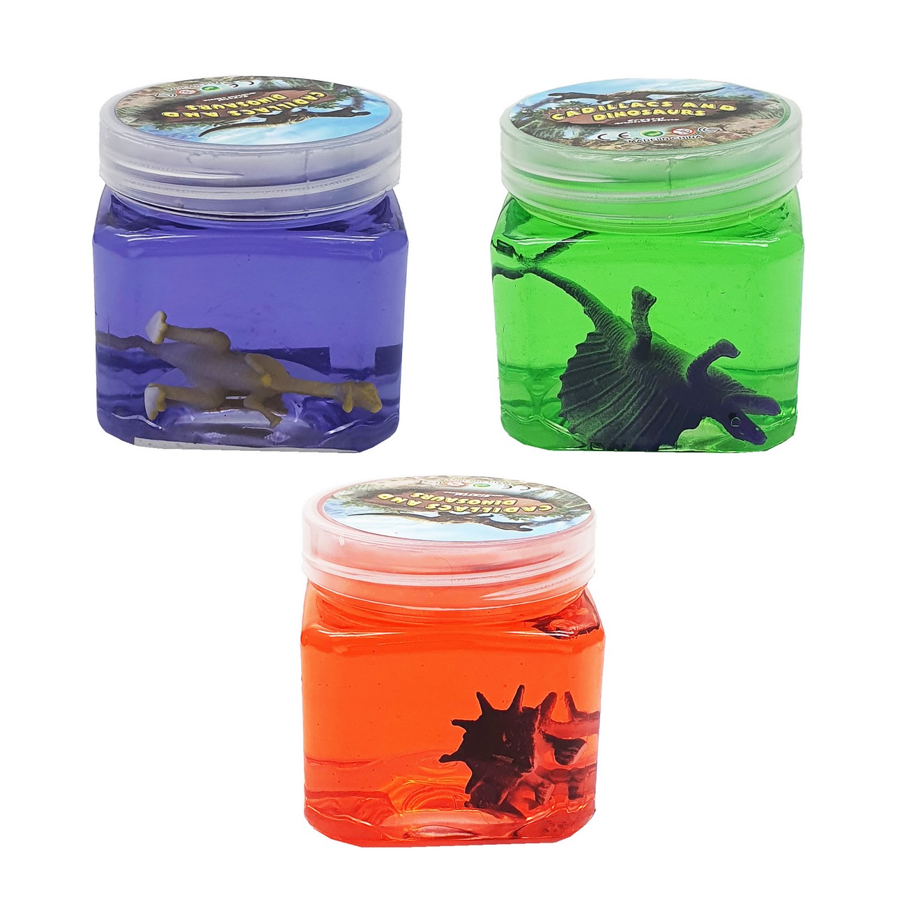 Slime Kit Slime Supplies Kit X3 + 3 Dinosaurios