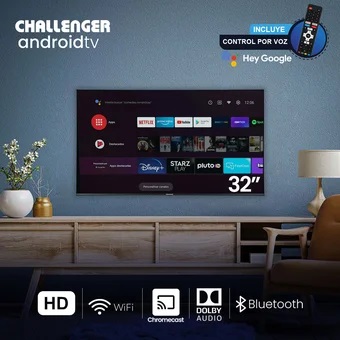 Televisor 32 Pulgadas Android HD Smart TV BT 32TO65