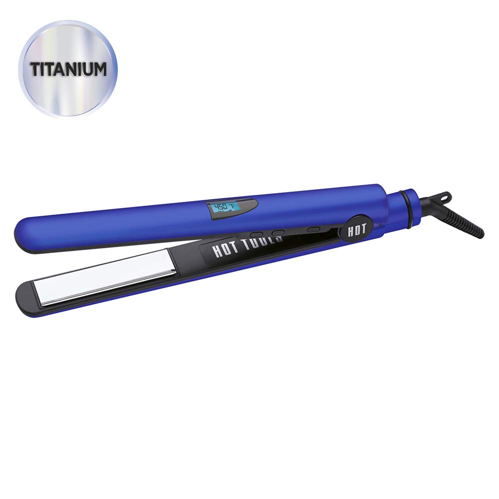 Plancha Titanio Azul Radiante 1" - Hot Tools Profesional