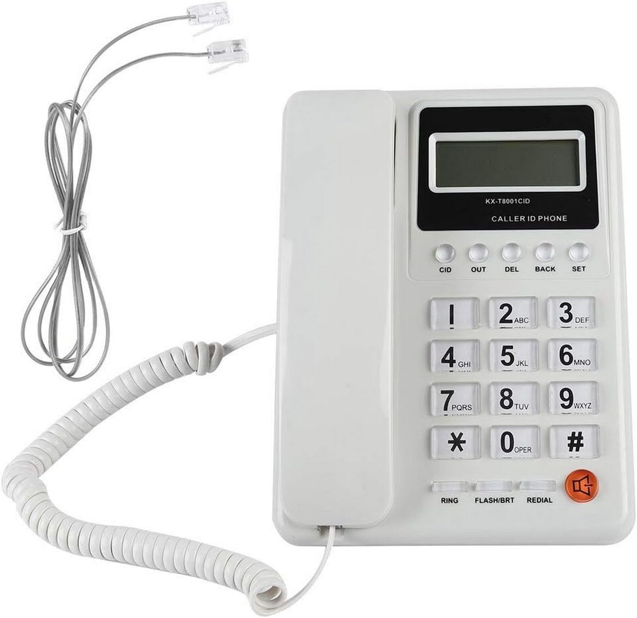 Telefono Fijo Escritorio Alambrico Pantalla Lcd Kx-t8001cid