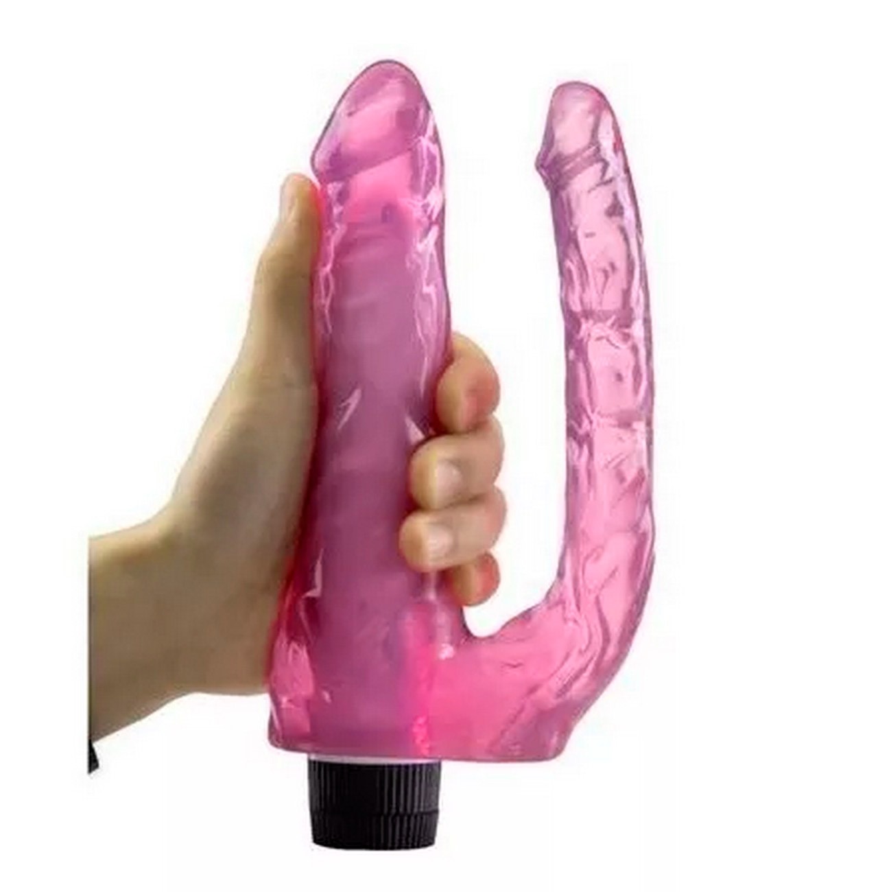 Vibrador Consolador Pene Doble Estimulaciòn+bateria 26495-50