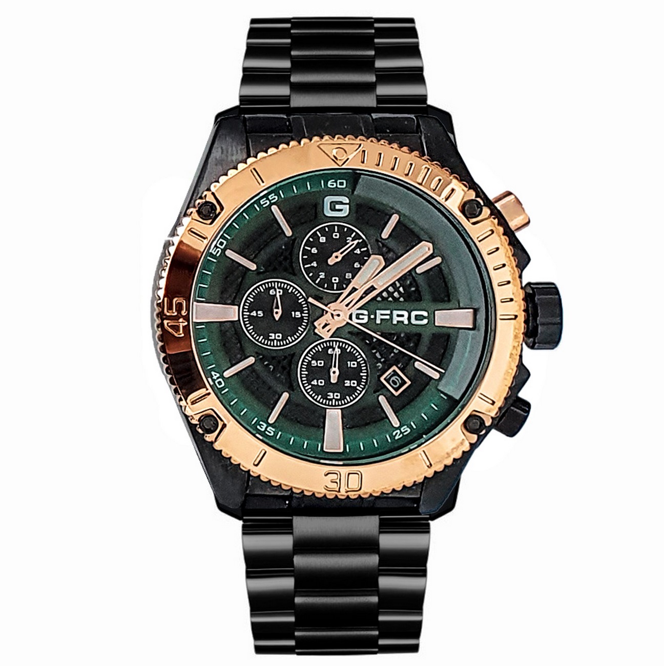 Reloj G-force Original H3840g Cronografo Acero + Estuche