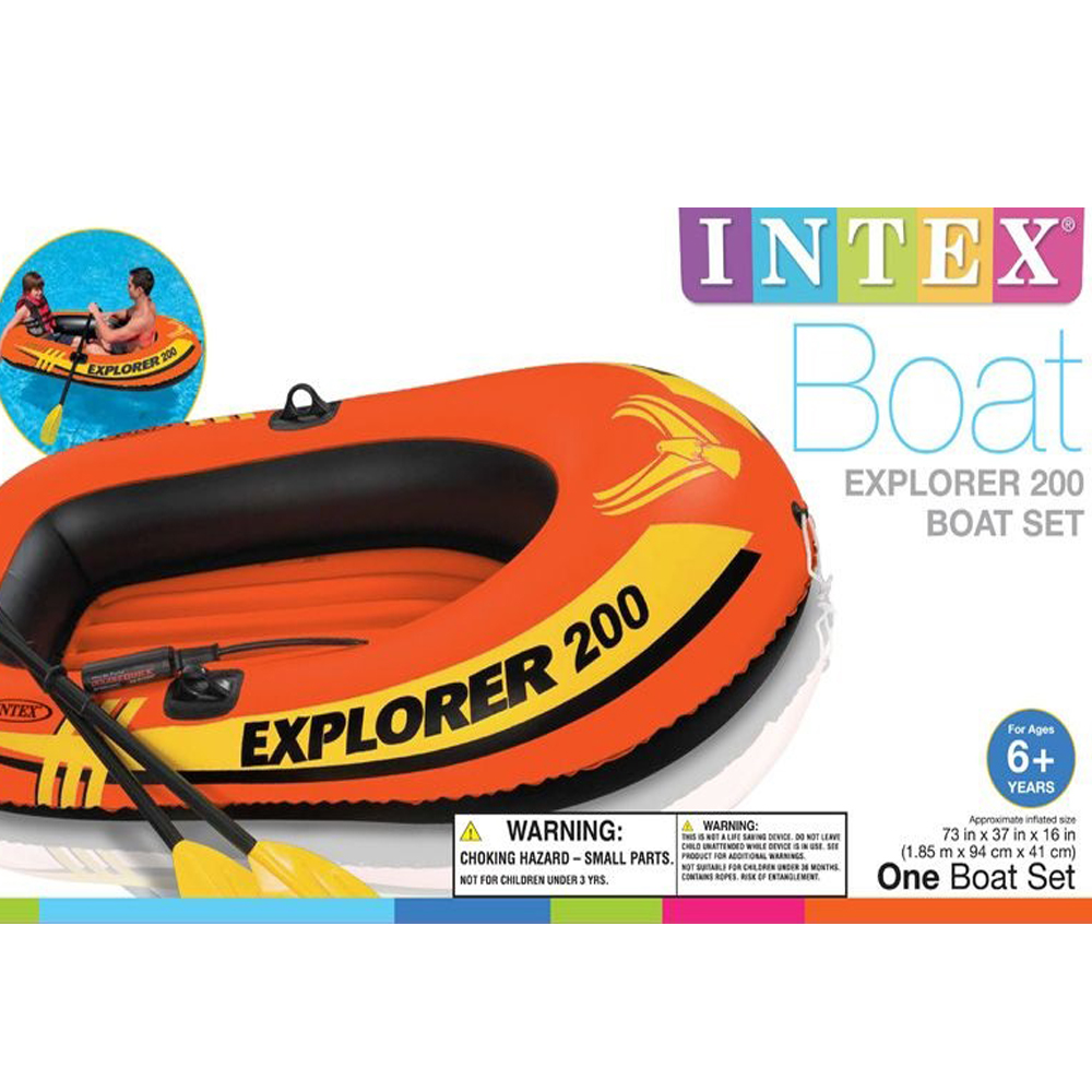 Set Bote Inflable Explorer 200 