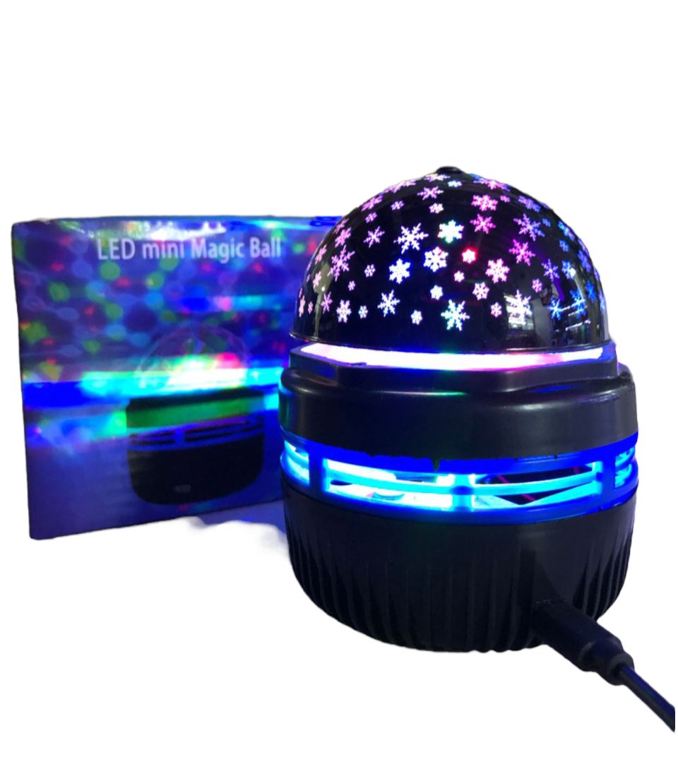 Mini lampara led proyectora de colores magic ball 