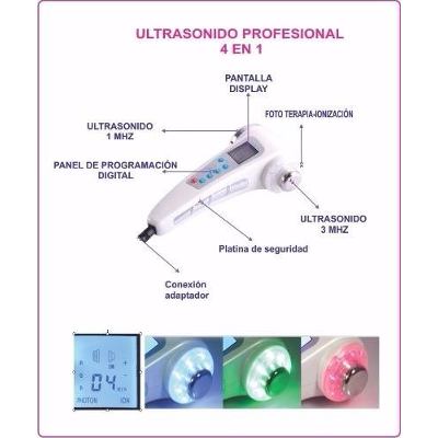 Ultrasonido Multifuncional 1 Y 3 Mhz Ionización Fototerapia