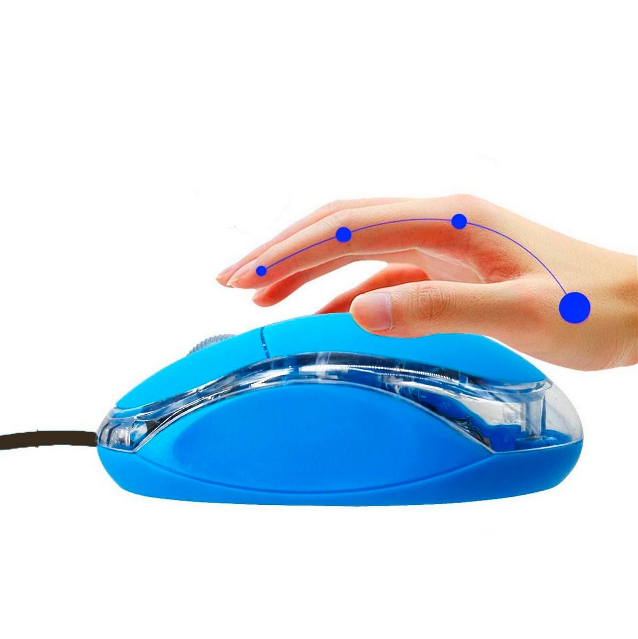 Mouse Ergonomico Czu 1000 Dpi Usb 