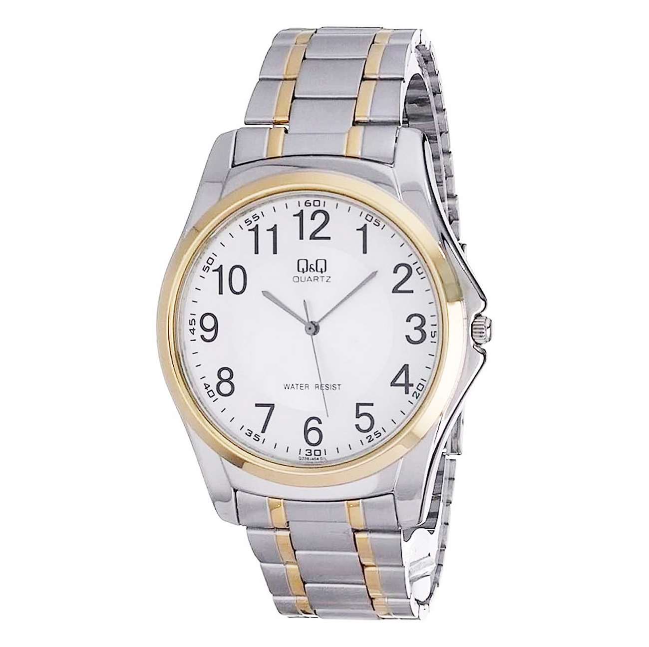 Reloj Q&q Qyq Q206j404y Casual Acero Hombre + Estuche