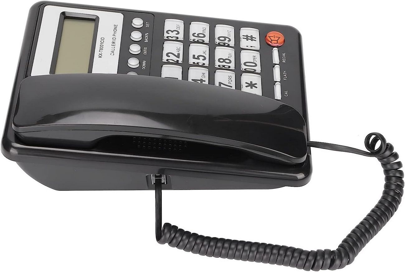 Telefono Fijo Escritorio Alambrico Pantalla Lcd Kx-t8001cid