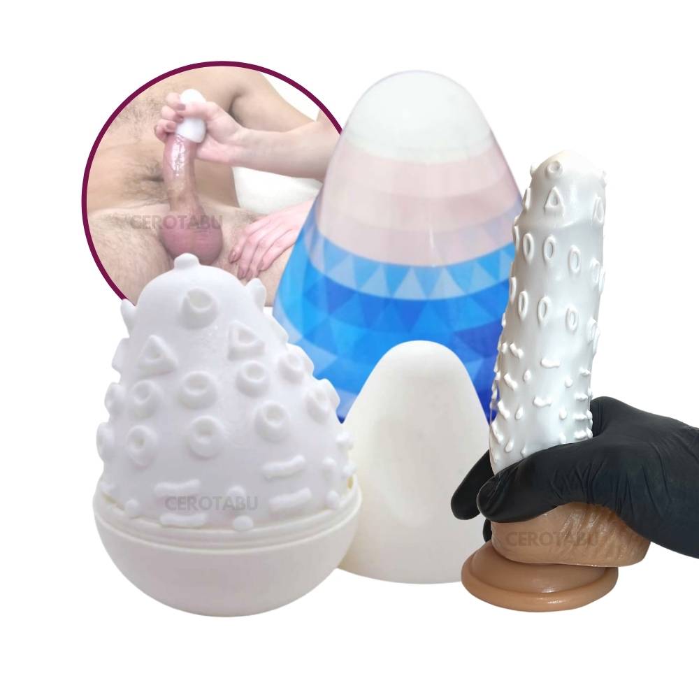 Huevo Masturbador Masculino Eggsy Consolador Flexible Para Pene 