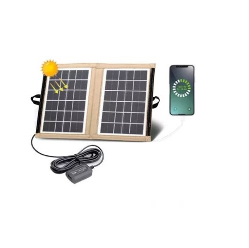 Panel Solar Para Cargar Dispositivos Tipo Camping