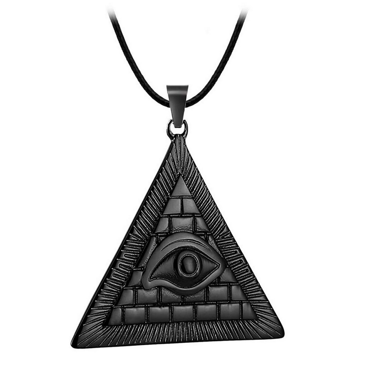 Collar Ojo Providencia Masónico Todo Ve Illuminati + Estuche