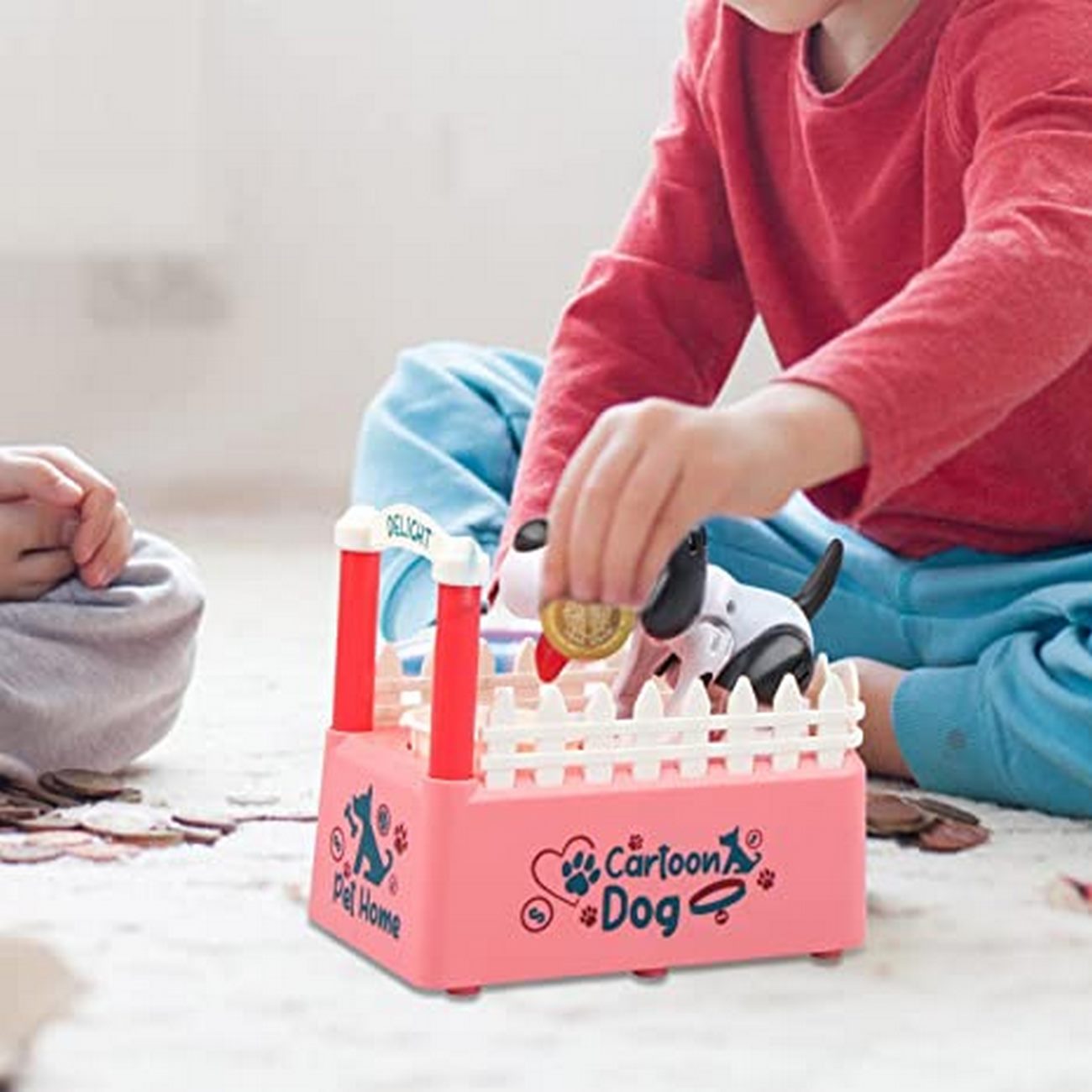 Alcancia Electronica Caja Fuerte Perrito Niño Niña.