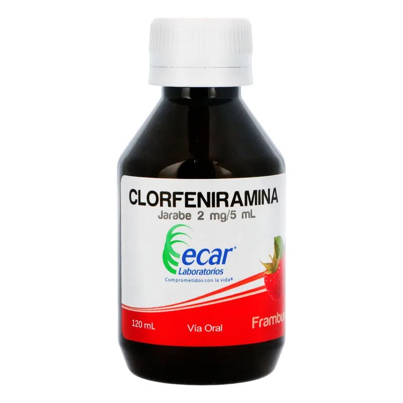 Jarabe Clorfeniramina Ecar X120 ML