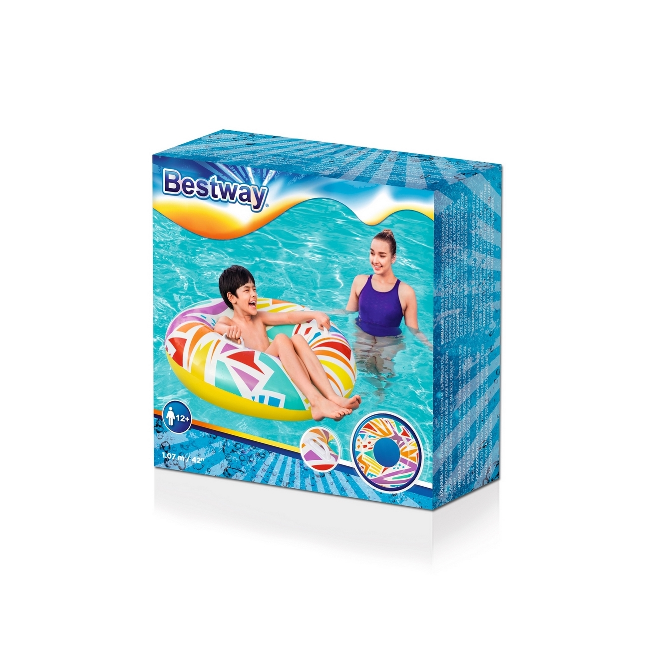 Flotador Piscina Aro Bestway Figuras Multicolor Unisex 36228