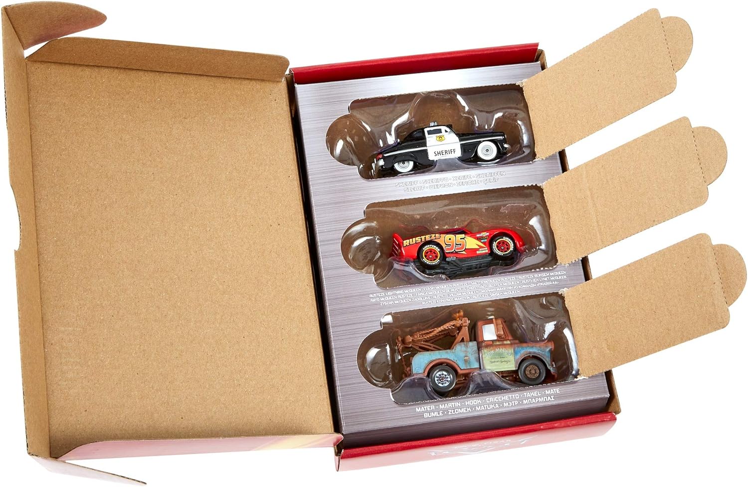 Coches Pixar Disney Fundido A Presión 3-pack